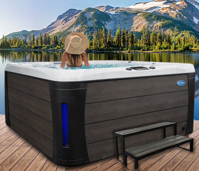 Calspas hot tub being used in a family setting - hot tubs spas for sale Allen
