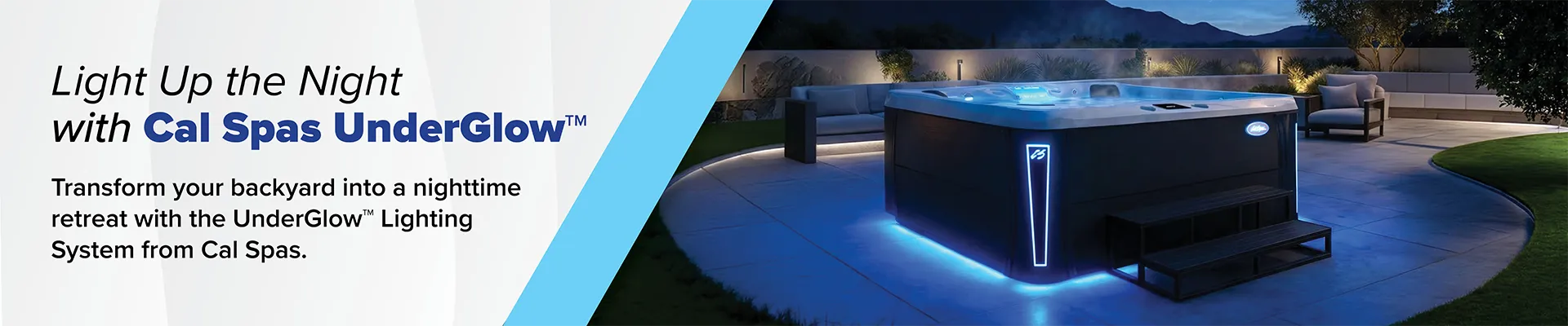 Calspas hot tub being used in a family setting - Allen